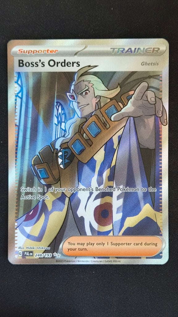 Boss’s Orders - Ghetsis (PAL 248/193) Pokémon kaart, Ophalen of Verzenden, Zo goed als nieuw, Losse kaart