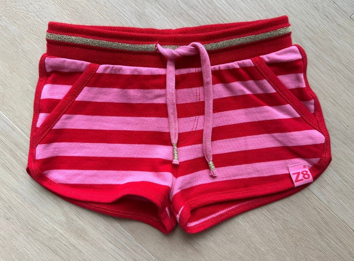 Z8 korte broek rood/roze maat 86 | babykleding meisje, Ophalen of Verzenden, Zo goed als nieuw, Meisje, Broekje