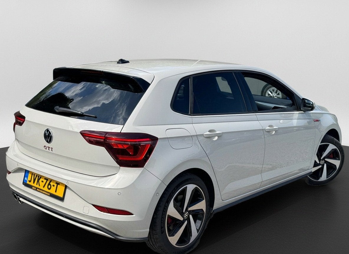Volkswagen Polo 2.0 TSI 210PK DSG GTI-SPORT LED/CARPLAY/PDC, Auto's, Gebruikt, 4 cilinders, Zilver of Grijs, 207 pk