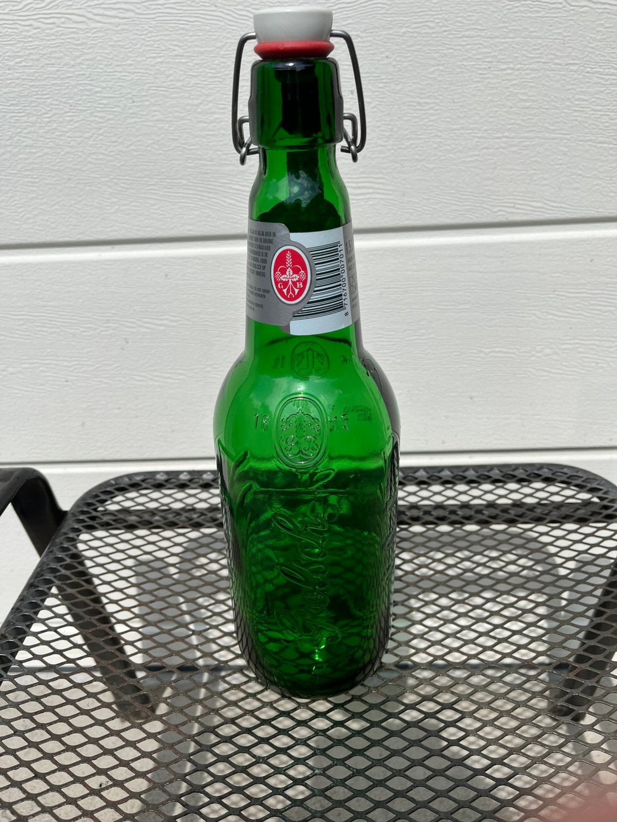 Grolsch fles 1,5 ltr., Verzamelen, Biermerken, Ophalen of Verzenden, Zo goed als nieuw, Flesje(s), Grolsch