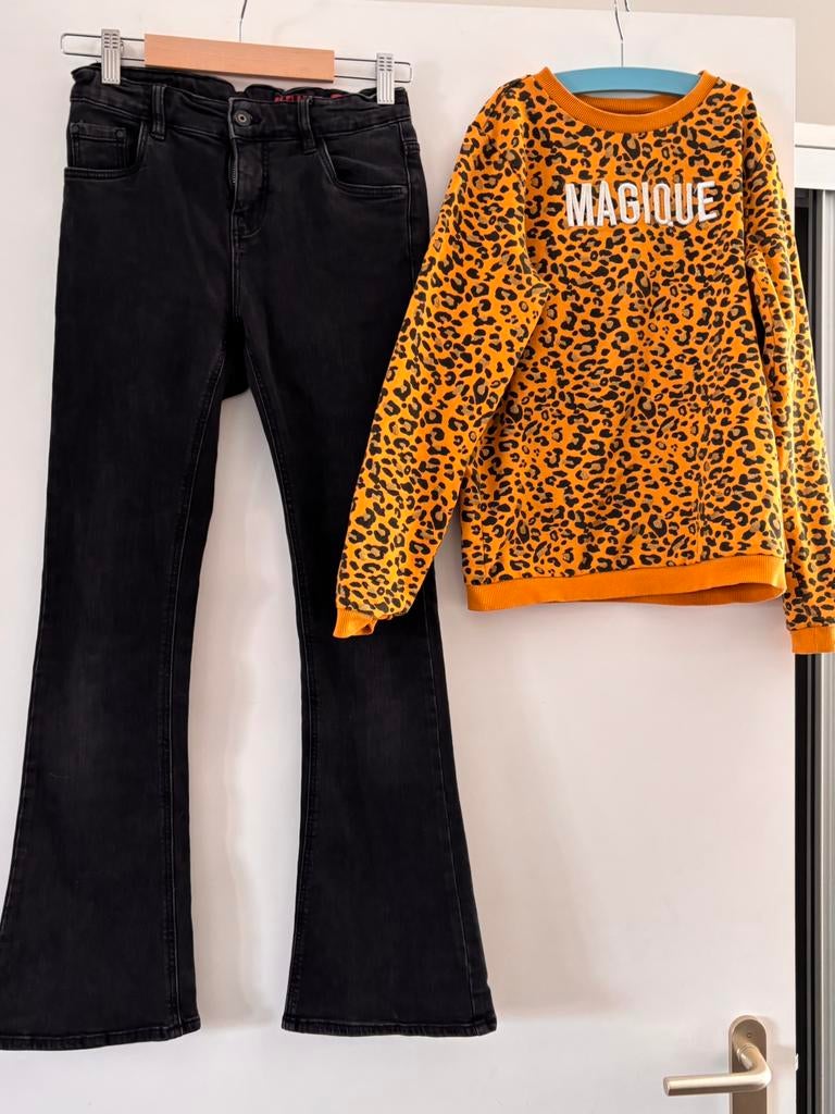 Kledingpakketje, trui, shirt & broek, Ophalen of Verzenden, Zo goed als nieuw, Meisje, Broek