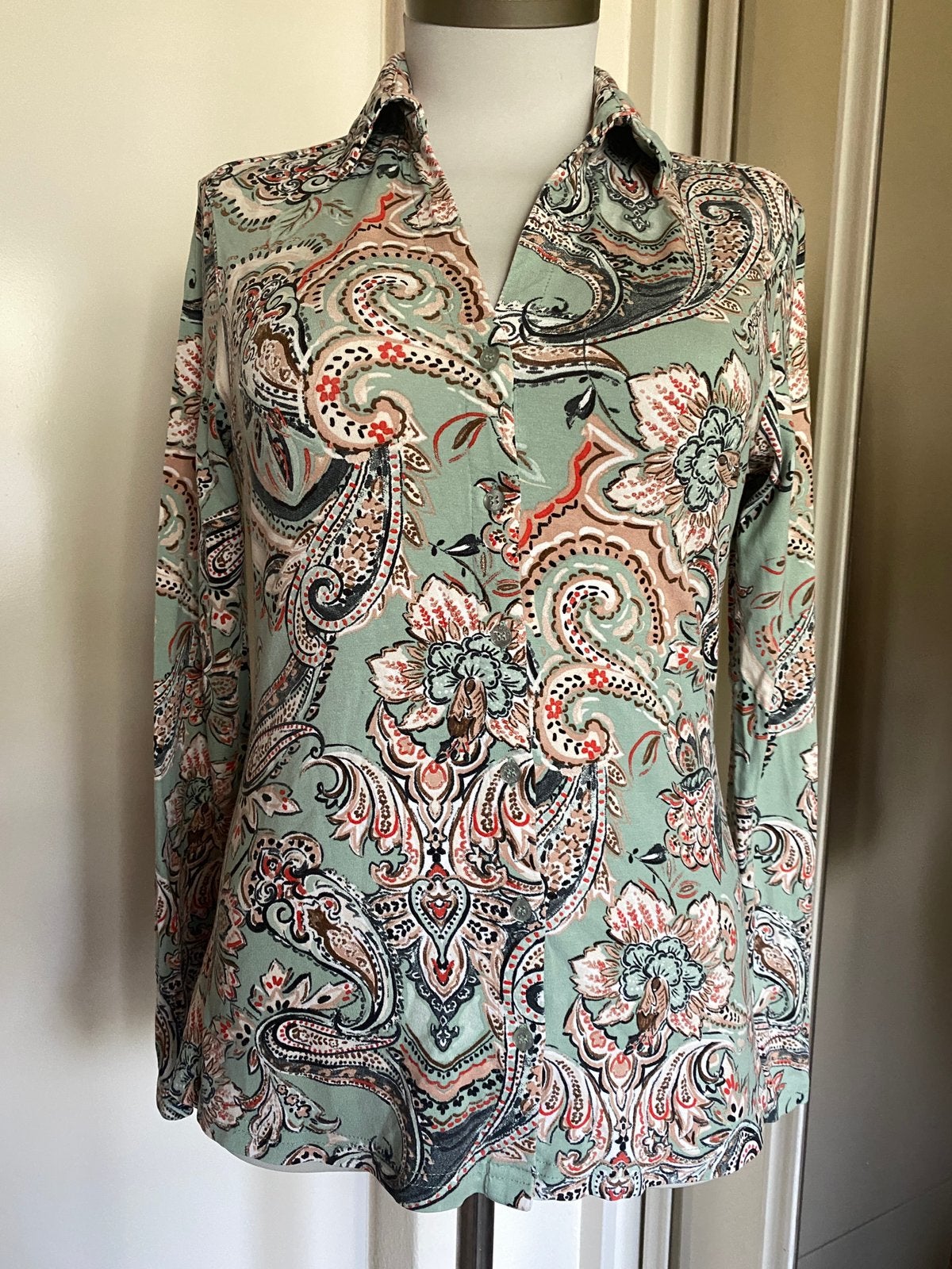 Winterblouse &Co Woman M mint/multi travel, Ophalen of Verzenden, Zo goed als nieuw, Maat 38/40 (M)