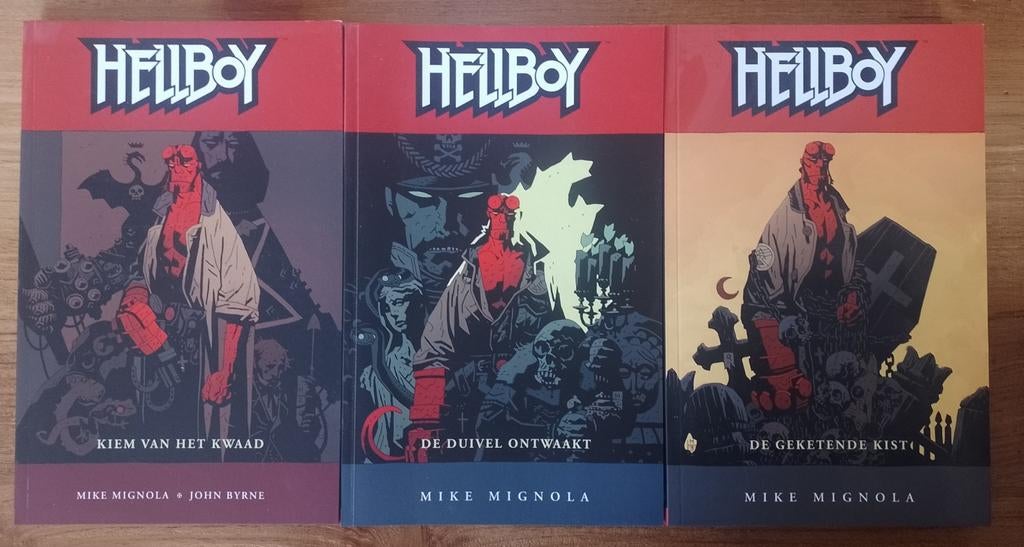 Hellboy, deel 1, 2 en 3., Boeken, Strips | Comics, Meerdere comics, Ophalen of Verzenden, Zo goed als nieuw, Europa