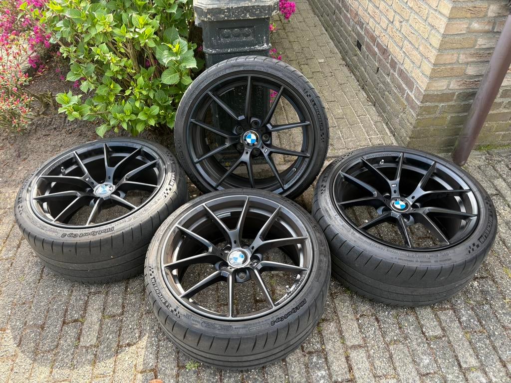 BMW M-Perfomance 763m origineel 19 inch BMW M2 F87, Auto-onderdelen, Banden en Velgen, Gebruikt, Velg(en), 265 mm, Personenwagen
