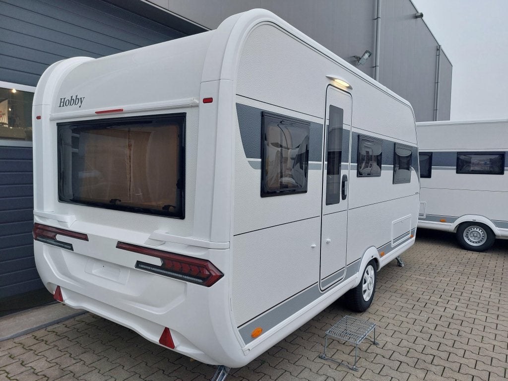Hobby Ontour 460 DL NIEUW!! ENKELE BEDDEN, Caravans en Kamperen, Schokbreker, Hobby, Tot en met 3, Overige typen