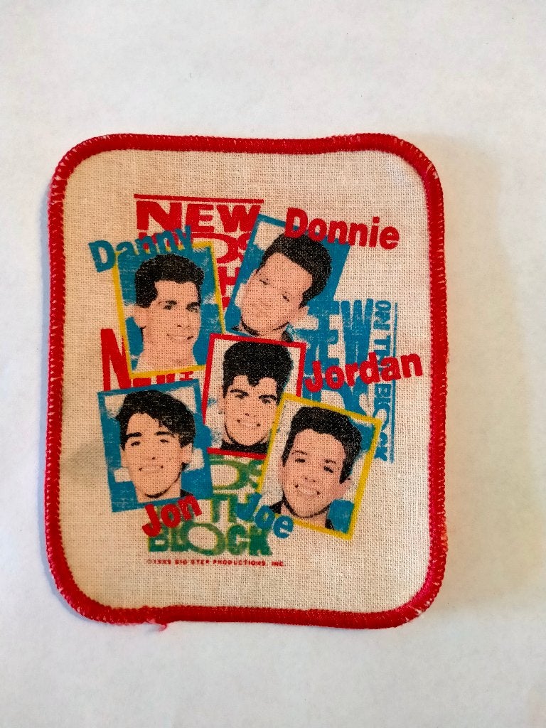 New Kids on the Block NKOTB vintage boyband muziek patch 3, Verzamelen, Muziek, Artiesten en Beroemdheden, Ophalen of Verzenden