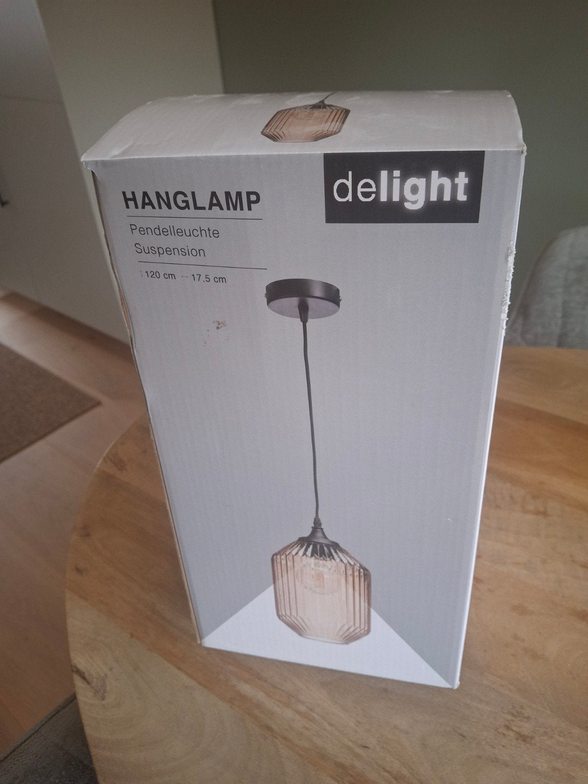 Delight Hanglamp - Nieuw in doos, Ophalen, Nieuw, E27 (groot), Glas