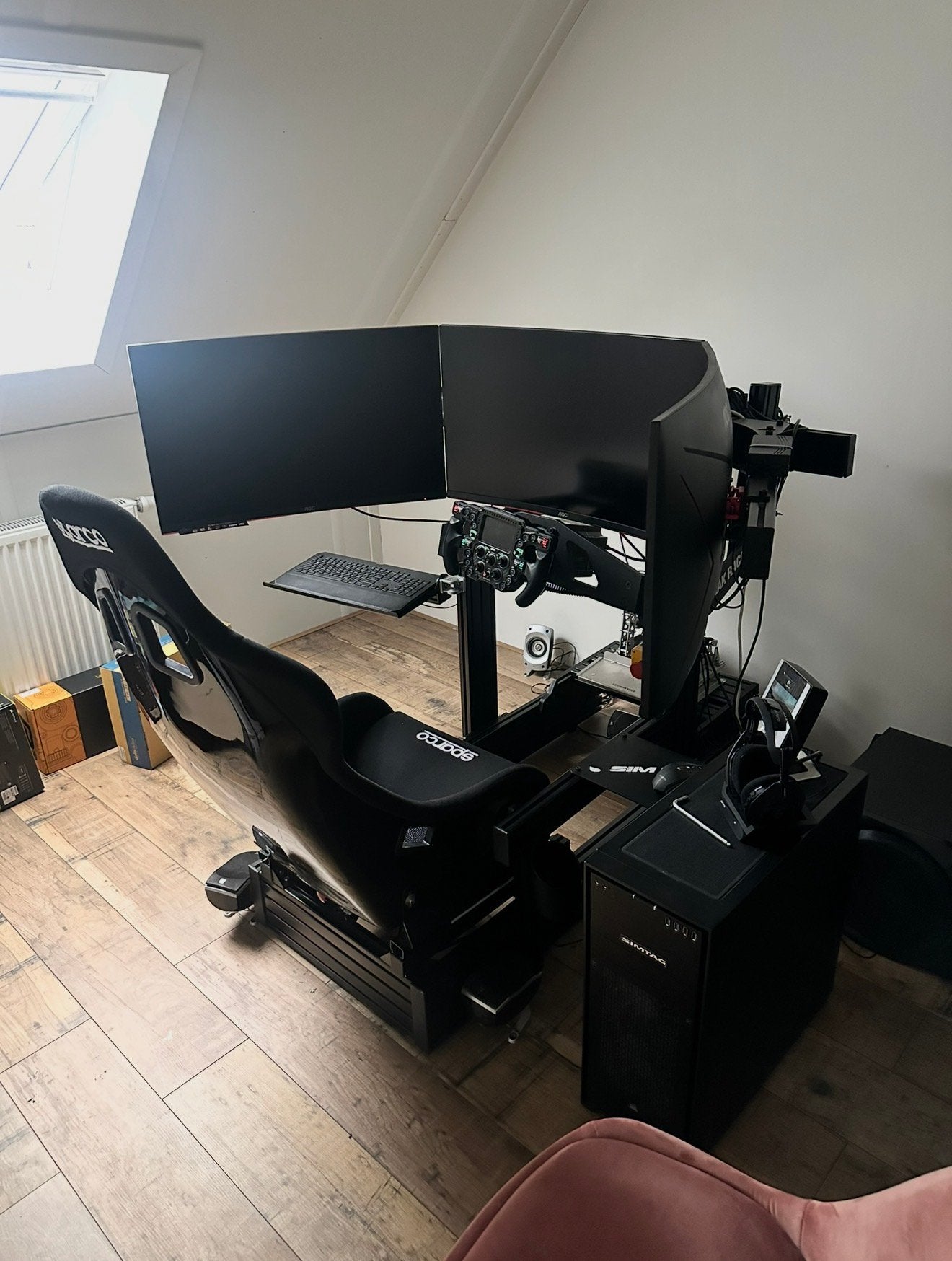 Pro Race Simulator | simucube, heusinkveldt, Gomez, Simlab, Ophalen, 1 speler, Zo goed als nieuw, Vanaf 3 jaar