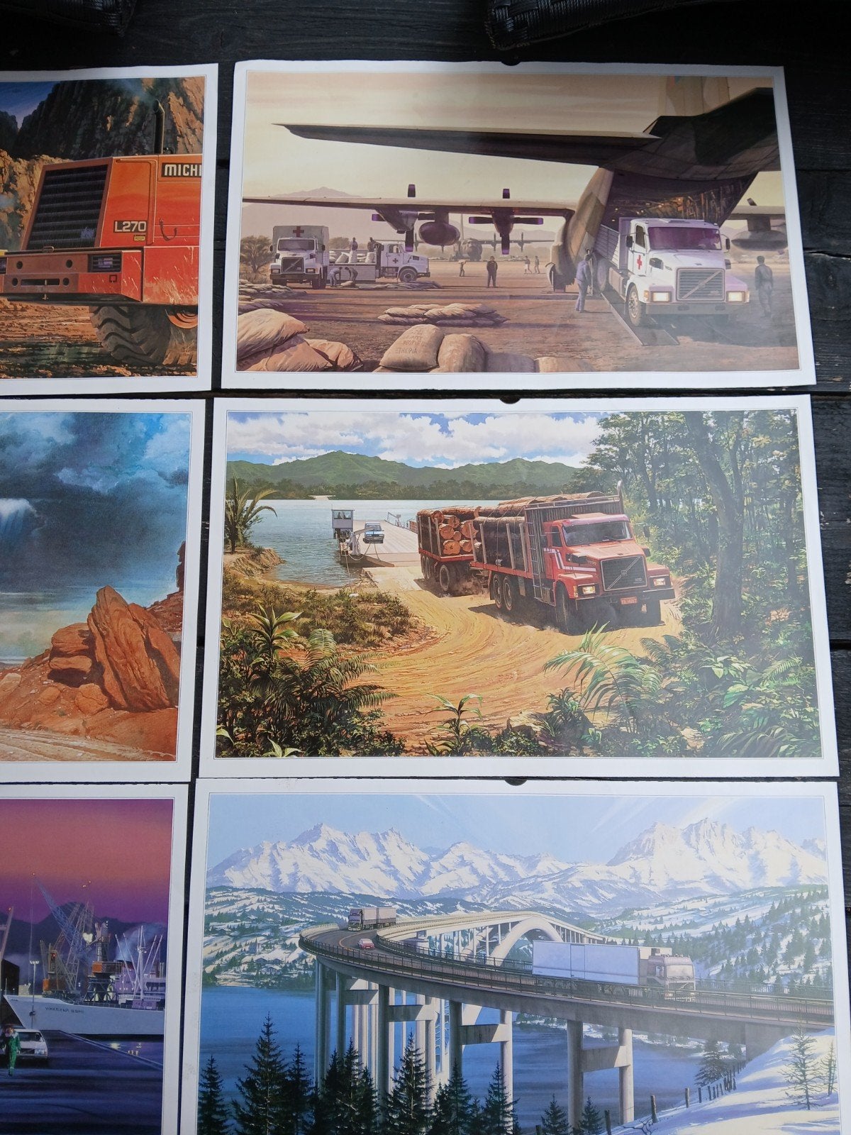 6 x VOLVO Trucks kalender foto's, Ophalen, Maandkalender