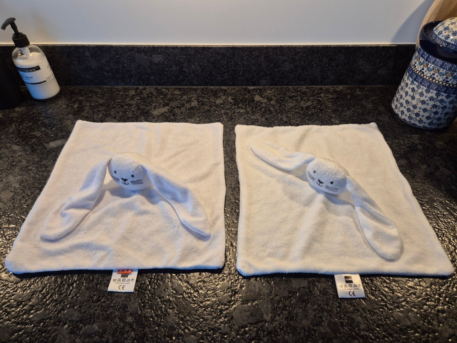 HEMA - Knuffeldoek Konijn badstof laatste, Verzenden, Konijn