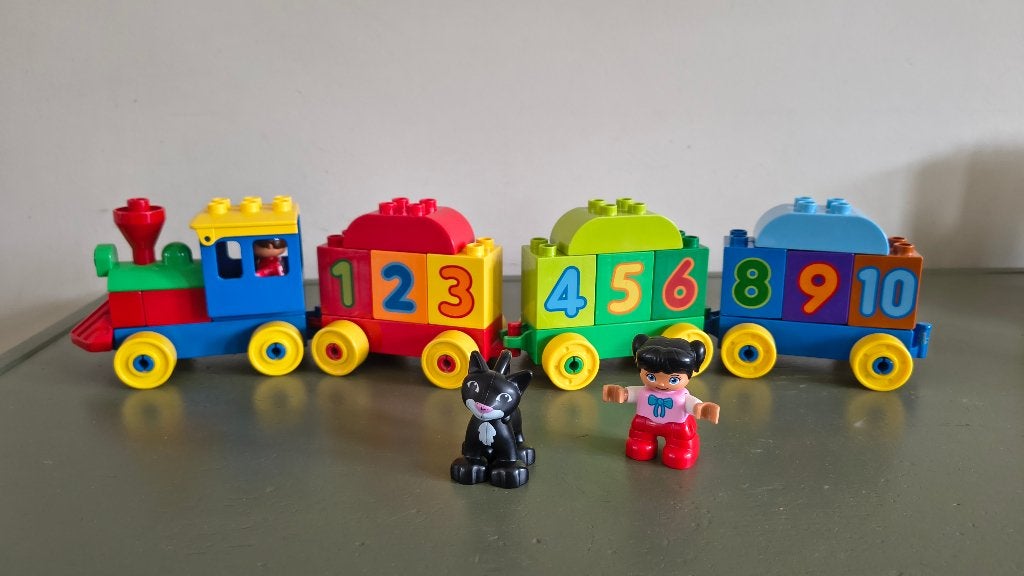 Duplo 10558 Getallentrein, Overige thema's, Overige typen, Ophalen of Verzenden, Zo goed als nieuw
