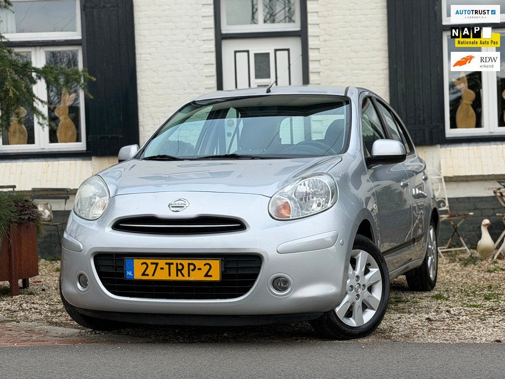 Nissan Micra 1.2 DIG-S Connect Edition|Airco|Navi|Bluetooth|, Voorwielaandrijving, Euro 5, Zwart, 1198 cc