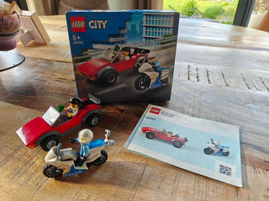 LEGO City 60392 Politie Achtervolging, City, Lego, Ophalen of Verzenden, Zo goed als nieuw