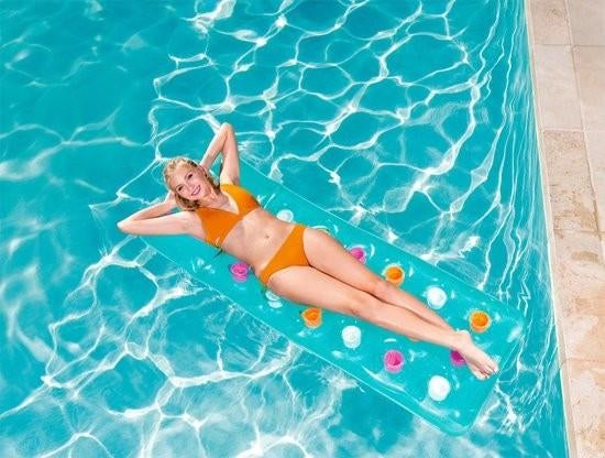 Bestway Zwem-, Strandmatras Luchtbed 188 cm x 71cm Blauw, Ophalen of Verzenden, Nieuw