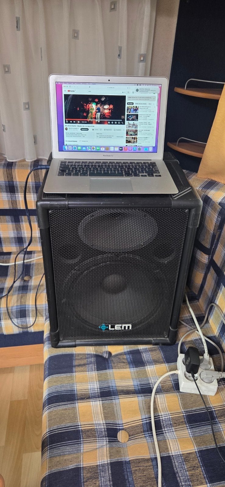 LEM LPS12 Active Luidsprekers (2 stuks), Overige merken, Gebruikt, Ophalen of Verzenden, 120 watt of meer