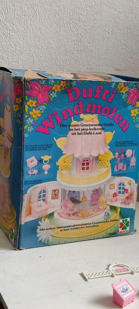 Hasbro Dufti Dufty Windmolen 1983 Charmkins Dufti's Vintage, Verzamelen, Poppenhuizen en Toebehoren, Ophalen of Verzenden, Gebruikt