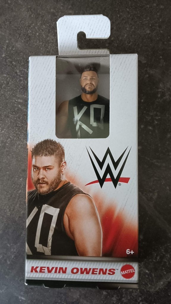 Wwewwf Kevin Owens worstelfiguur van mattel nieuw, Ophalen of Verzenden, Nieuw
