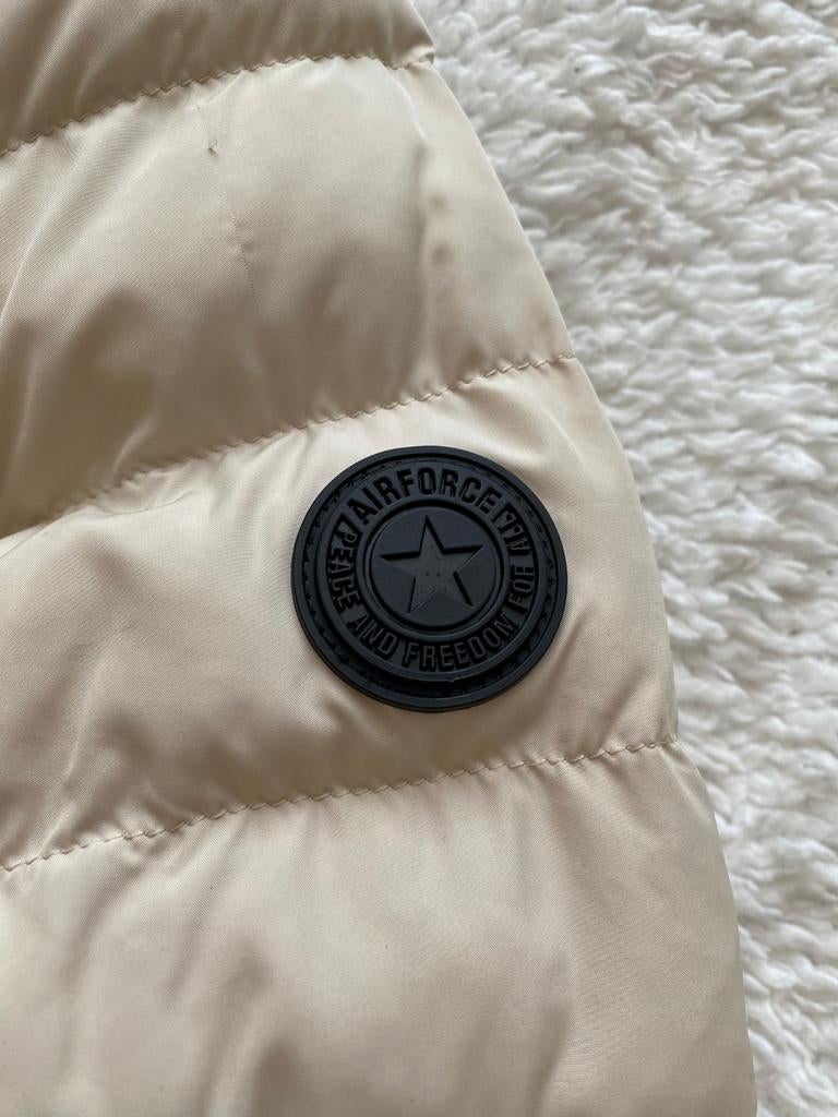 Mooie Airforce tussenjas - beige Maat 176, Airforce, Ophalen of Verzenden, Gedragen, Beige