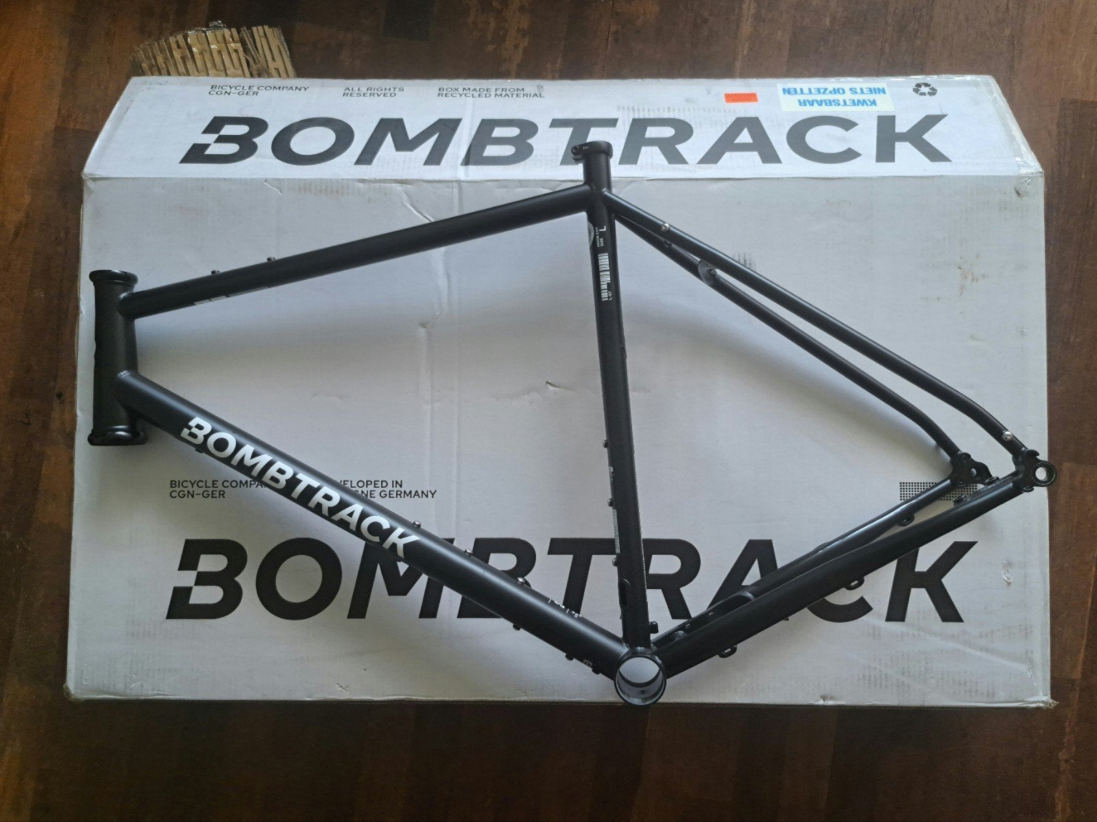 Nieuw frame: Bombtrack Hook EXT (Maat L) – Columbus staal, Fietsen en Brommers, Ophalen, Nieuw, Staal