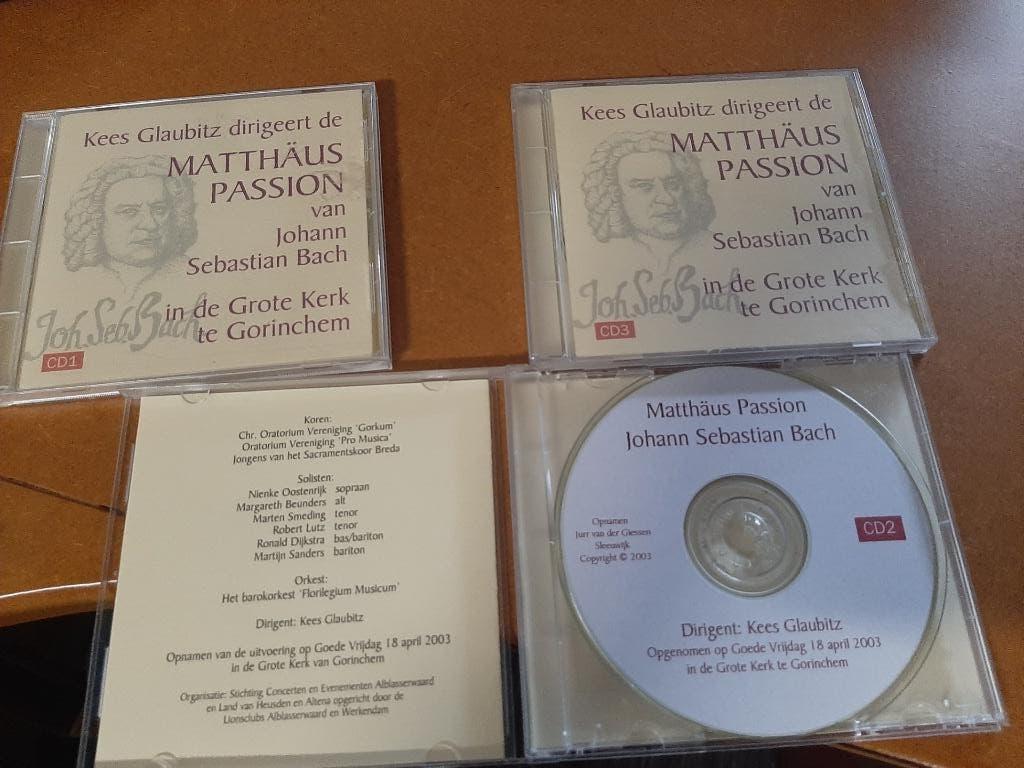 MATTHAUS PASSION GORINCHEM - 3 cd set/Kees Glaubitz, Ophalen, Barok, Gebruikt, Overige typen