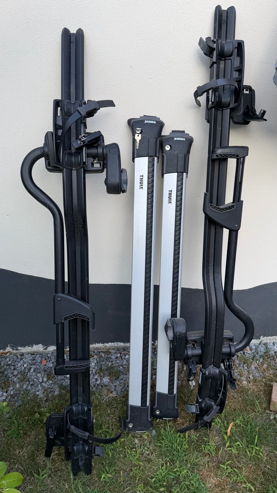 Thule dakdragers en fietsendragers, Auto diversen, Dakdragers, Ophalen, Gebruikt