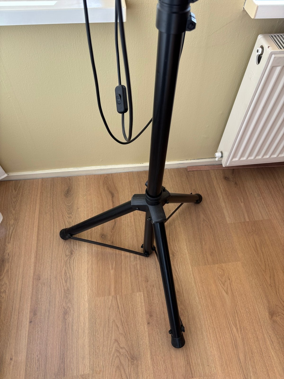 Unieke Vintage Studio Spotlamp op Statief, Ophalen, Gebruikt, Overige fittingen, Metaal