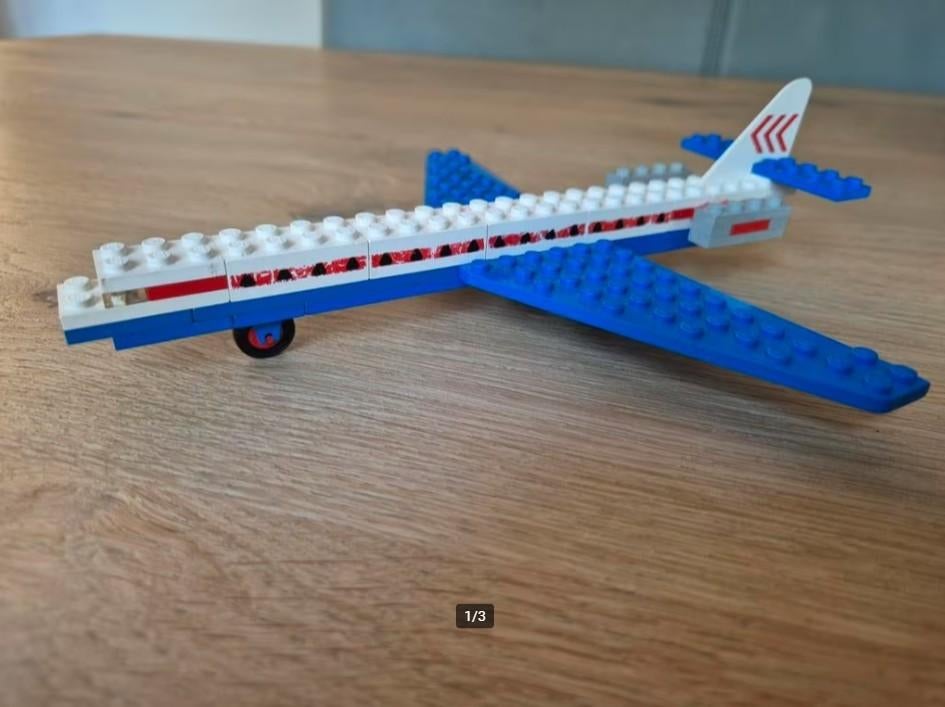 LEGO set 687 Caravelle vliegtuig, Kinderen en Baby's, Speelgoed | Duplo en Lego, Gebruikt, Lego, Compleet, Ophalen of Verzenden