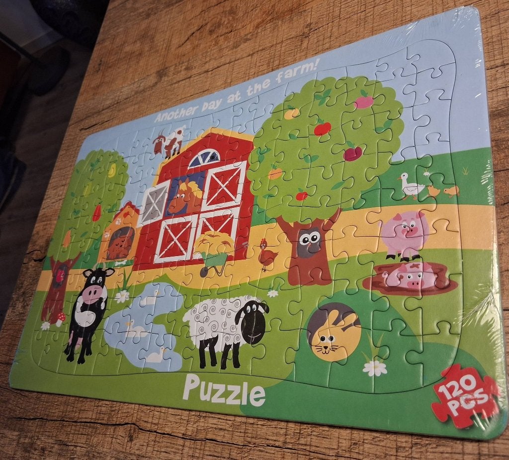 Nieuwe houten puzzel in folie, Ophalen, 10 tot 50 stukjes, Nieuw, Van hout