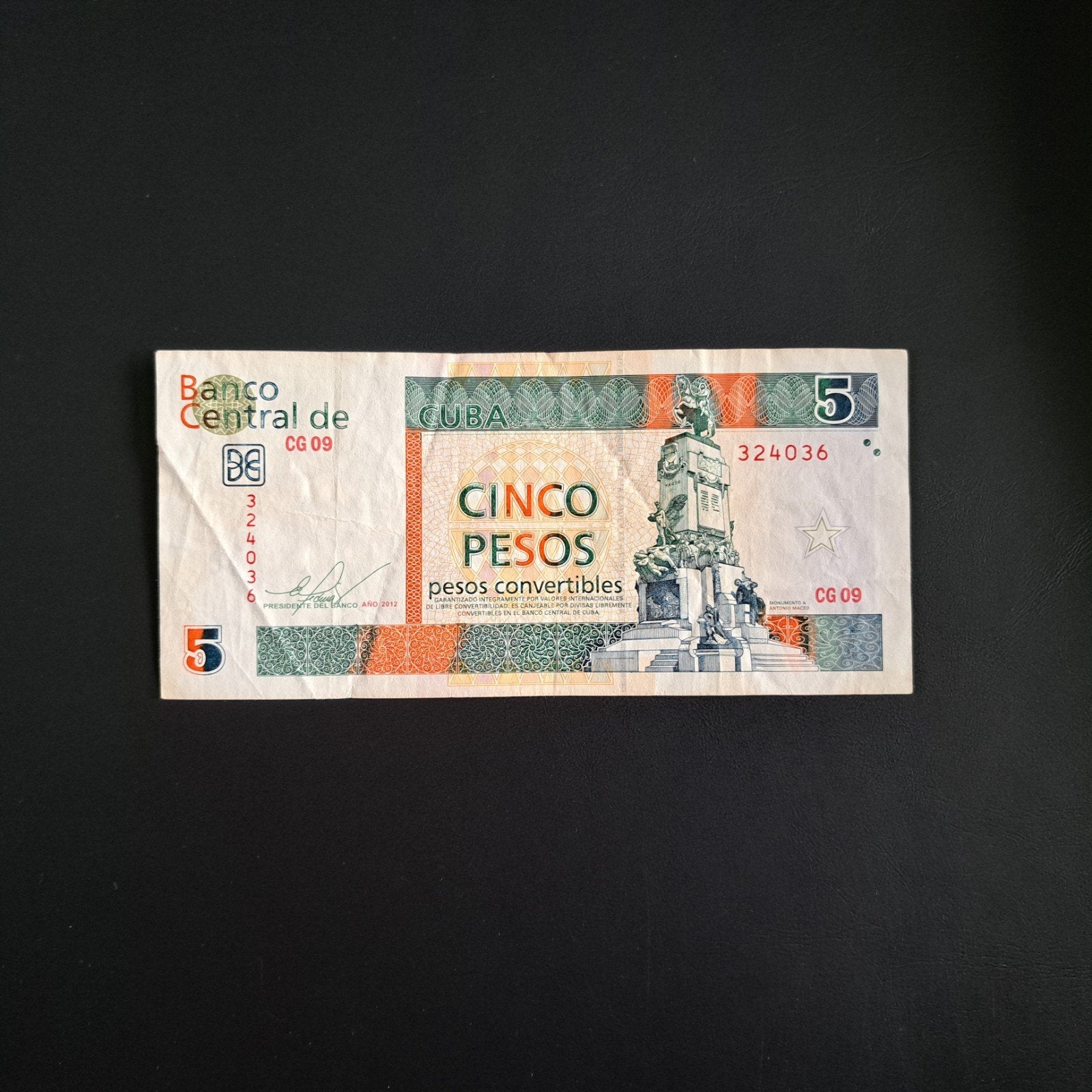 5 peso Cuba #060, Verzenden, Noord-Amerika, Los biljet