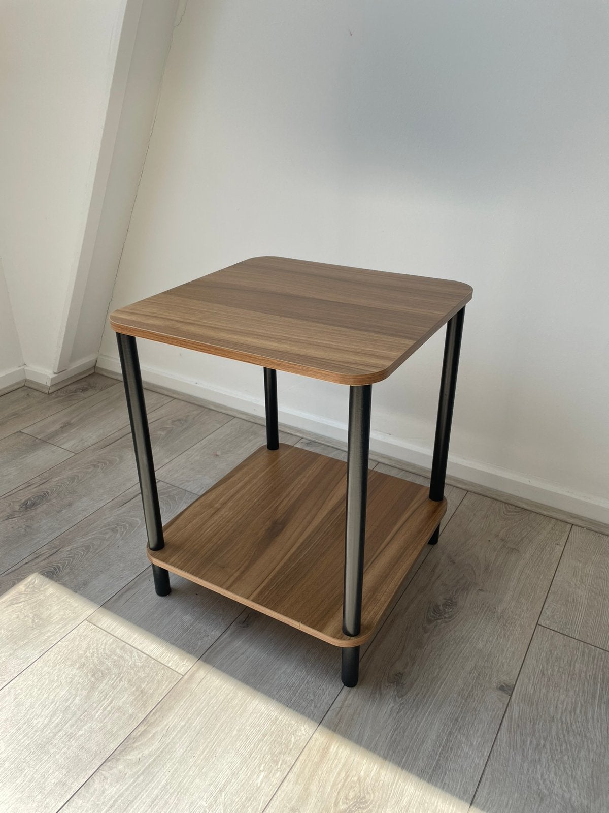 Wooden bedside table, Ophalen of Verzenden, Zo goed als nieuw, 75 cm of meer, 60 cm of meer