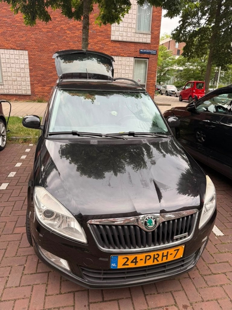 Skoda Fabia 1.2 TDI 55KW Combi 2011 Zwart, Ophalen, Gebruikt, Skoda