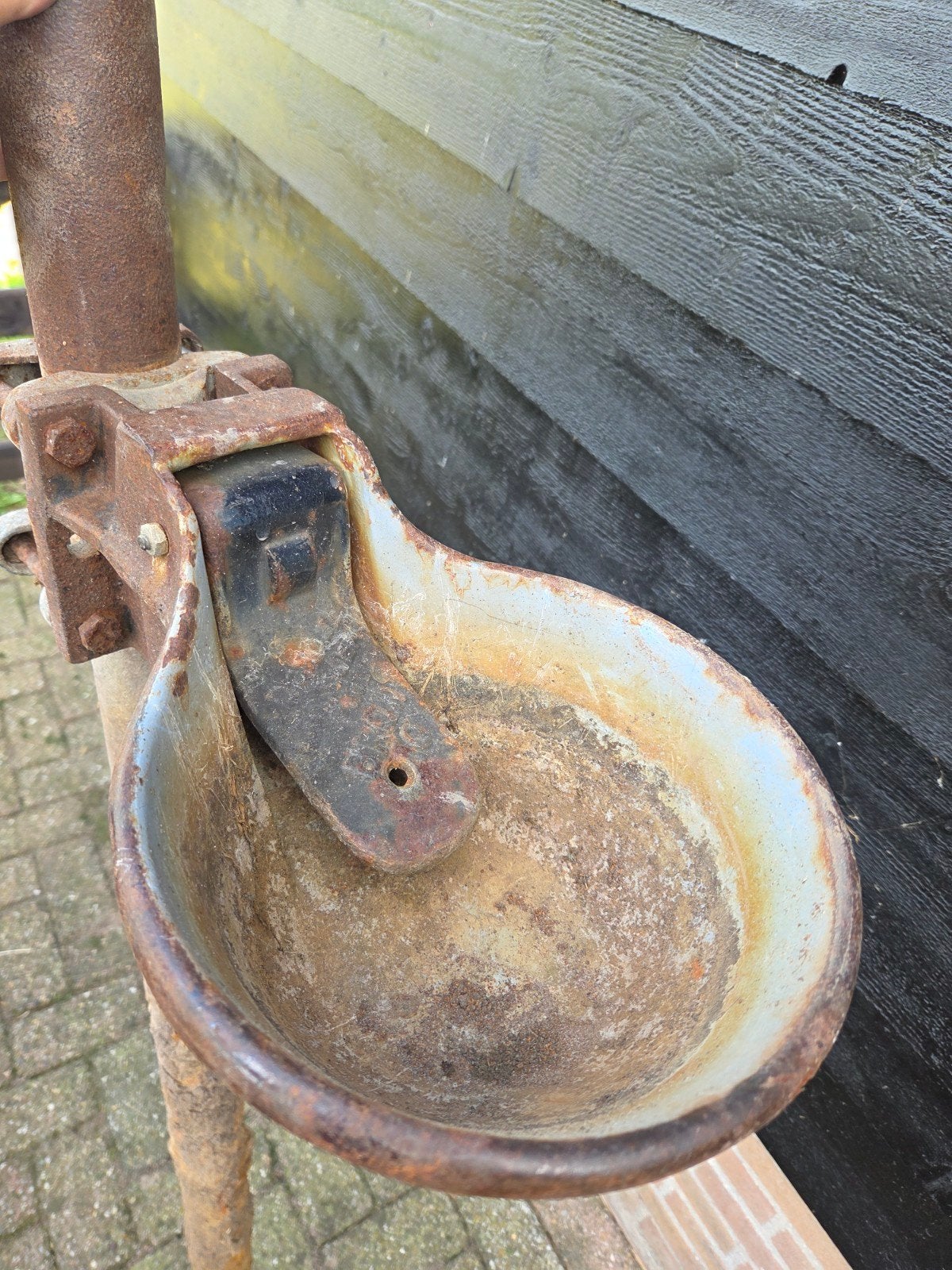weide drinkbak, Tuin en Terras, Ophalen, Gebruikt, Gietijzer, Overige typen