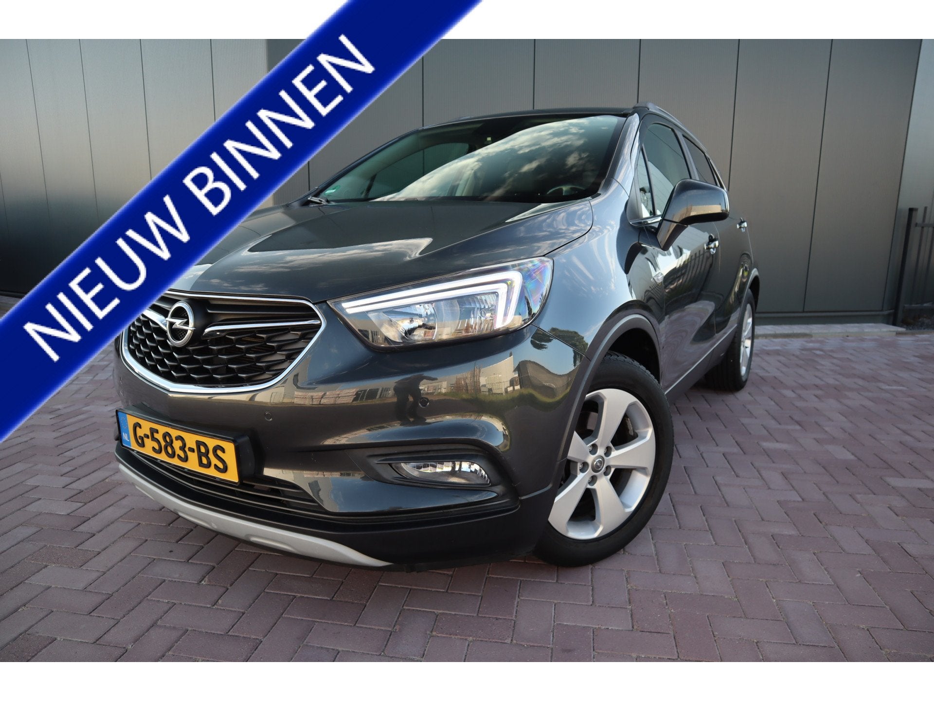 Opel Mokka X 1.4 Turbo Innovation Lederen Comfort stoelen Na, Auto's, Voorwielaandrijving, 12 maanden, Gebruikt, Automatische klimaatregeling