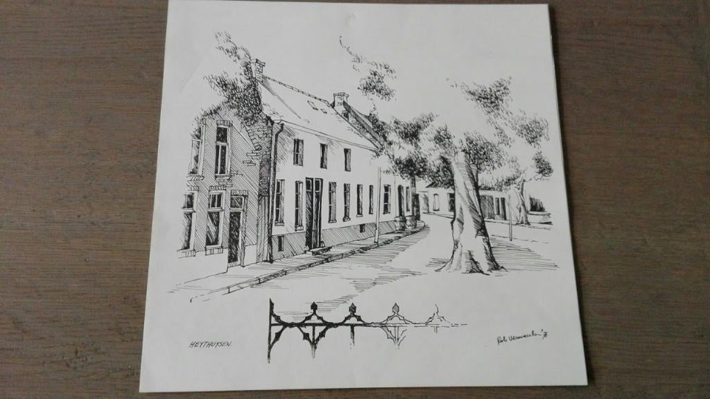 Pentekening Heythuysen, Ophalen of Verzenden