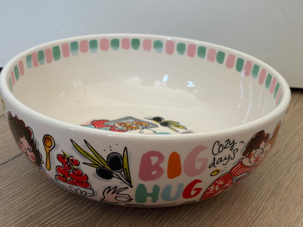 Blond Amsterdam Good vibes salade grote schaal nieuw, Ophalen of Verzenden, Nieuw, Aardewerk, Schaal of Schalen