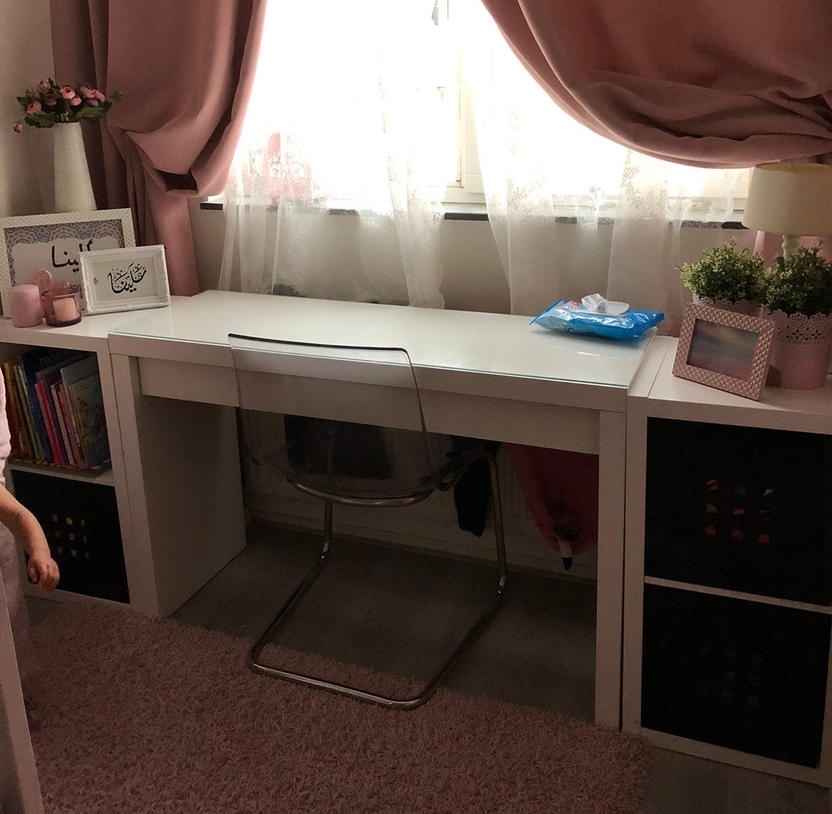Ikea Malm toilettafel bureau, Ophalen of Verzenden, Zo goed als nieuw