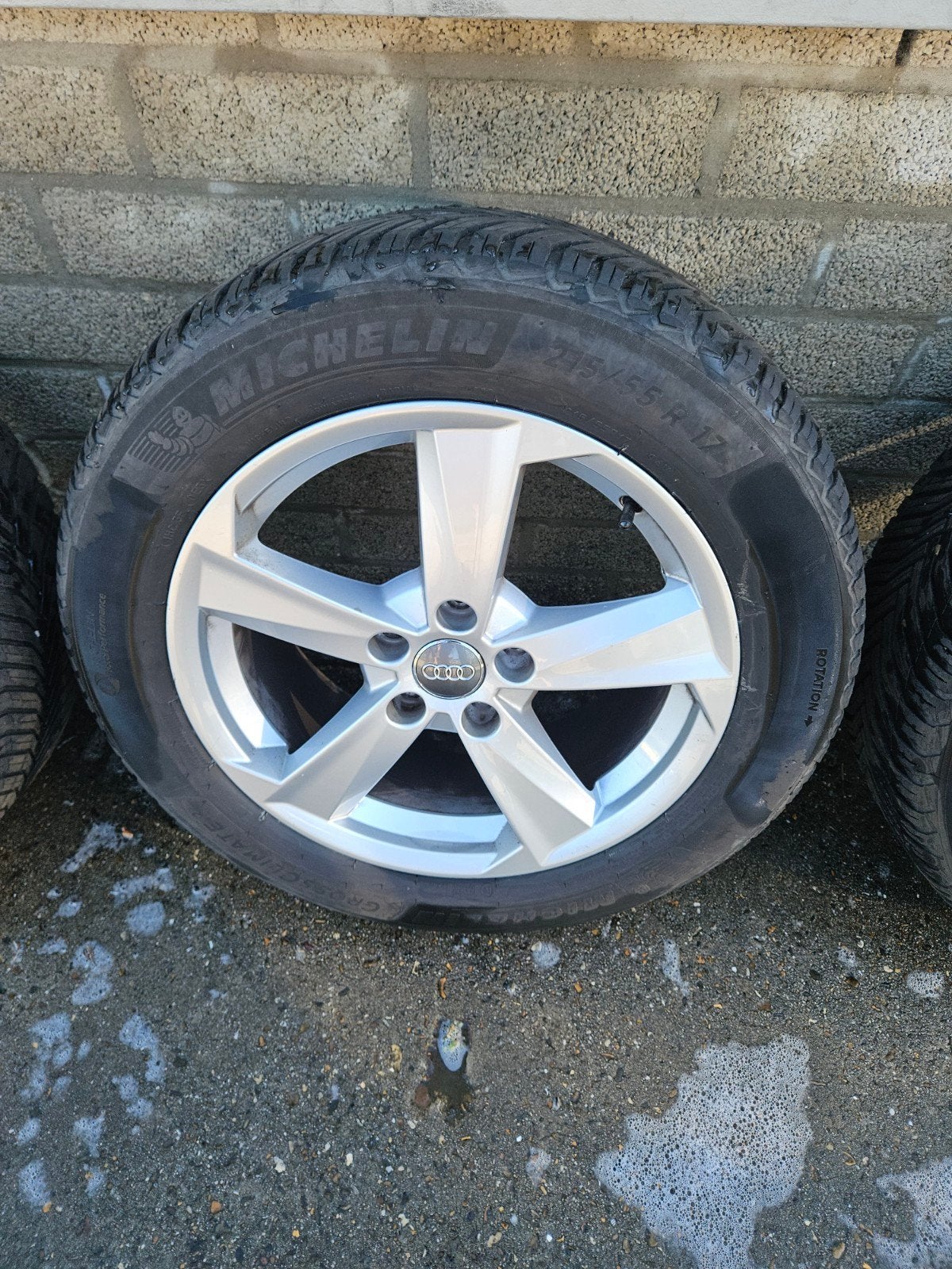 Originele Audi velgen, Ophalen, 215 mm, Banden en Velgen, 17 inch