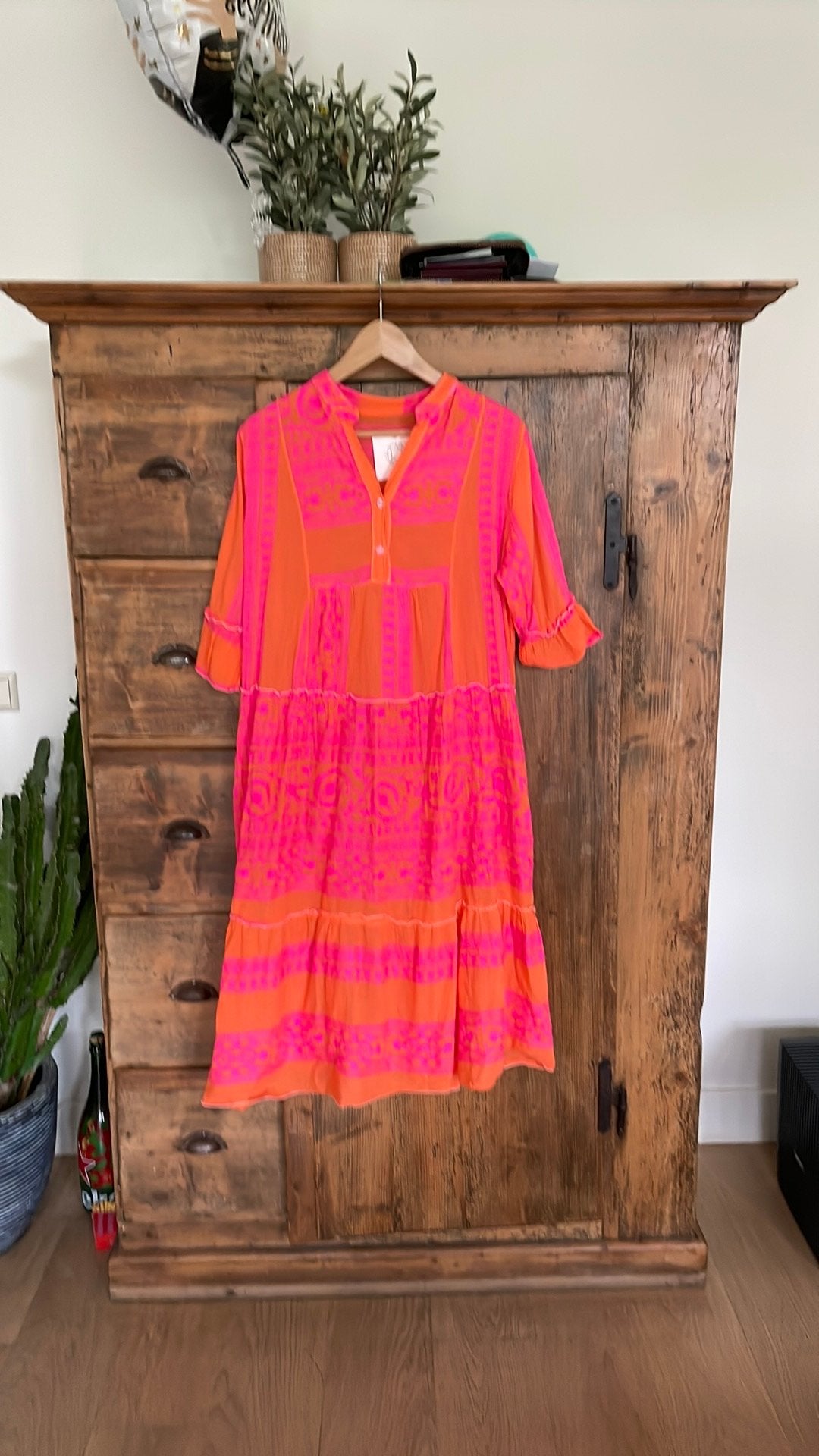 Mooie zonnige jurk leuk over bikini maat 38, Kleding | Dames, Maat 38/40 (M), Meerkleurig, Nieuw, Ophalen of Verzenden