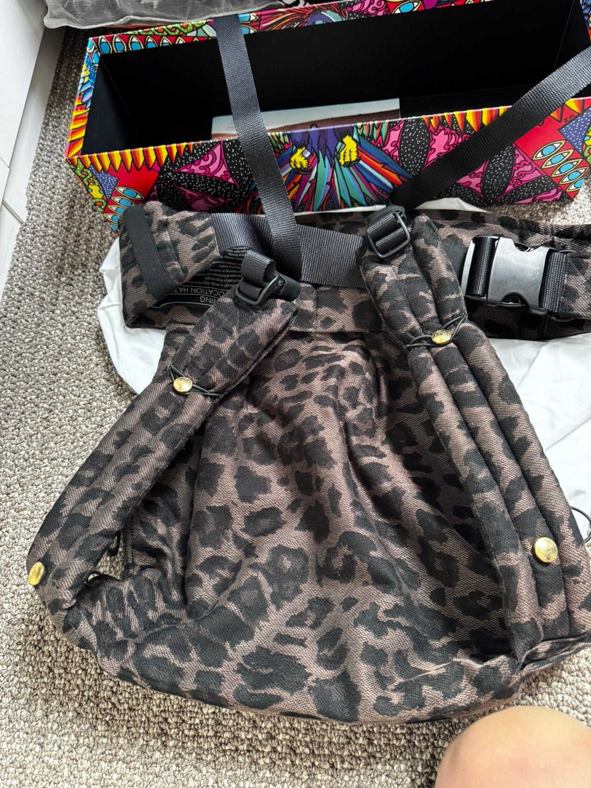 Nieuw Artipoppe Zeitgeist Leopard Classic Draagzak Katoen, Nieuw, Buik, Rug of Zij, Draagzak, Ophalen
