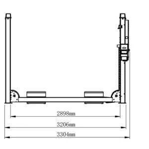 Wolf Tools WL452 4-koloms hefbrug 5,2 meter 5 ton APK, Ophalen, Nieuw