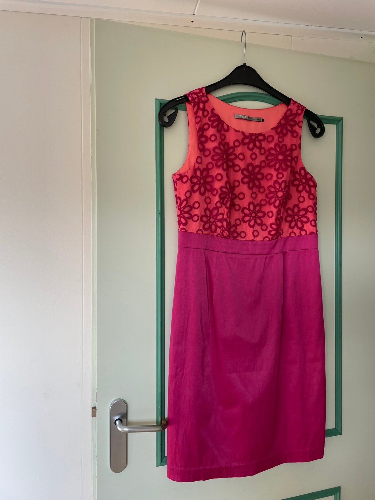 Mouwloze zomerjurk, Maat 38/40 (M), Overige typen, Oranje, Ophalen of Verzenden