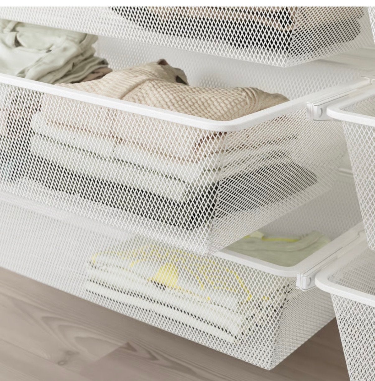 IKEA PAX Draadmanden (4 stuks) inclusief rails, Ophalen, Gebruikt