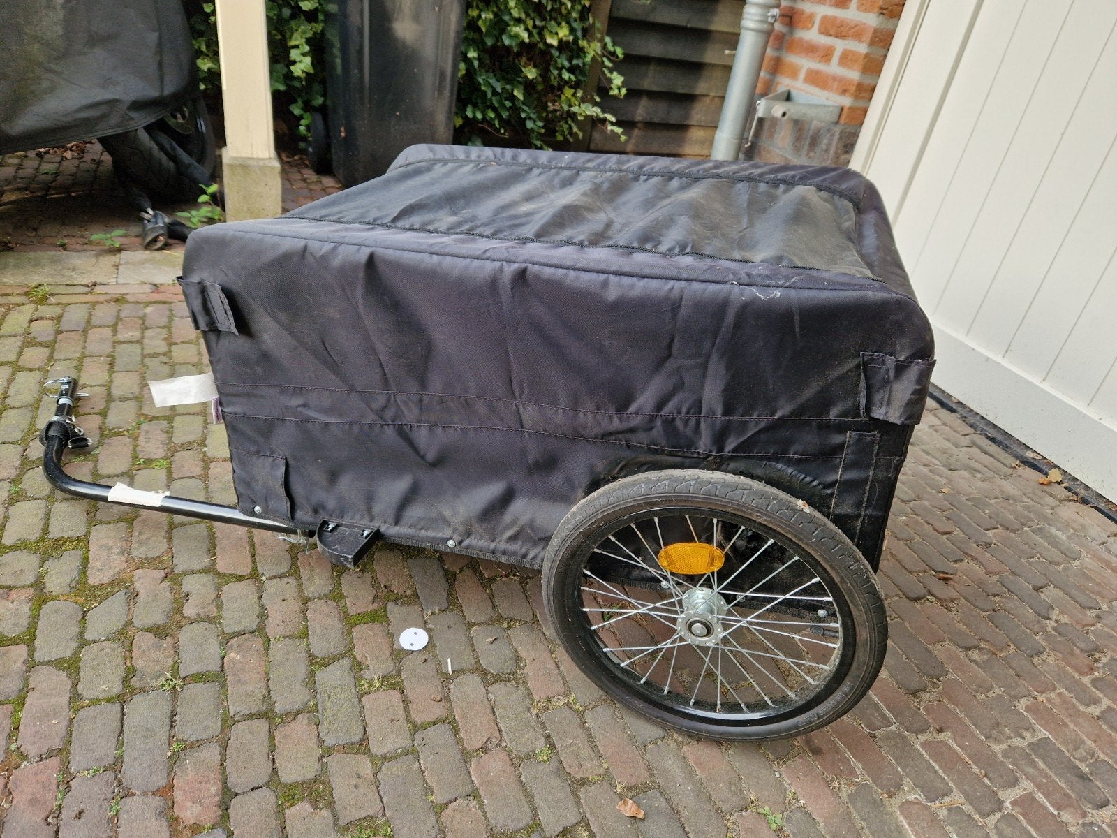 Stevige bagagekar voor fiets., Ophalen, Gebruikt, Opvouwbaar, Bagagekar