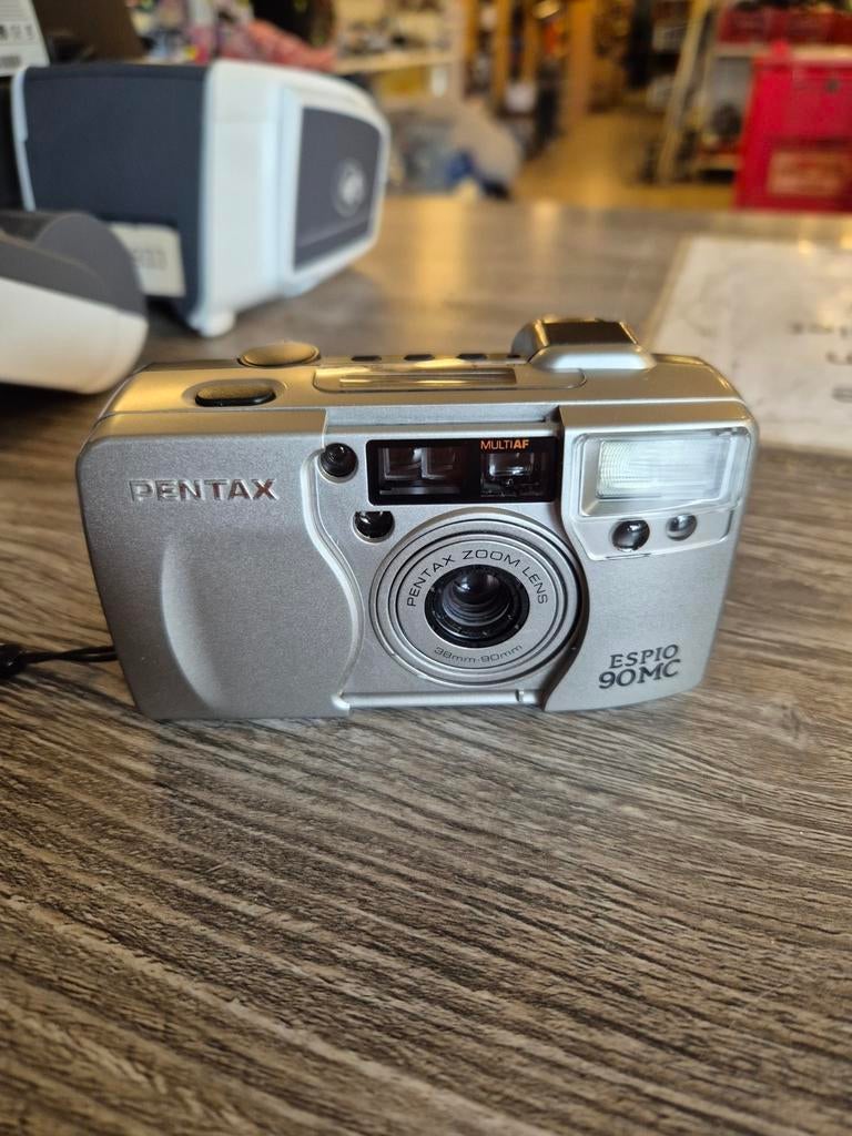 Pentax Espio 90MC Compact Camera - Zilver, Audio, Tv en Foto, Fotocamera's Analoog, Ophalen of Verzenden, Gebruikt, Compact, Pentax