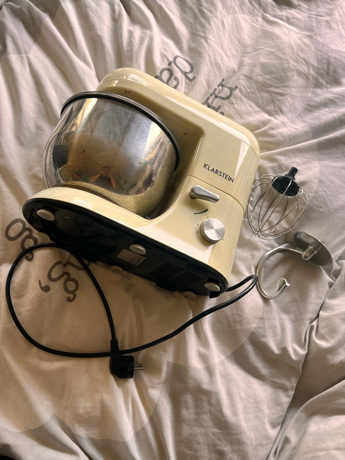 Klarstein keukenmachine - Weinig gebruikt, werkt volledig, 4 liter of meer, Ophalen, Gebruikt, 3 snelheden of meer