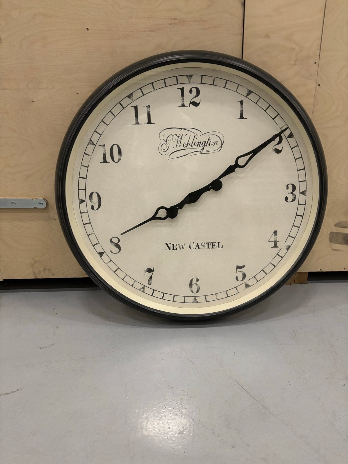 Grote Stationsklok - Diameter 95 cm, Vintage Stijl, Ophalen