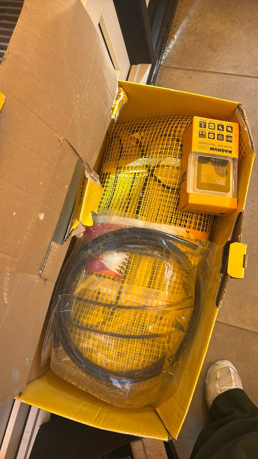 MAGNUM Mat Set Vloerverwarming - 7m² - Nieuw in doos, Doe-het-zelf en Verbouw, Verwarming en Radiatoren, Ophalen, Nieuw, Overige typen