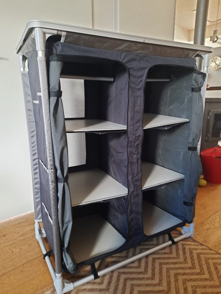 Kampeerkast Basecamp, Ophalen, Zo goed als nieuw