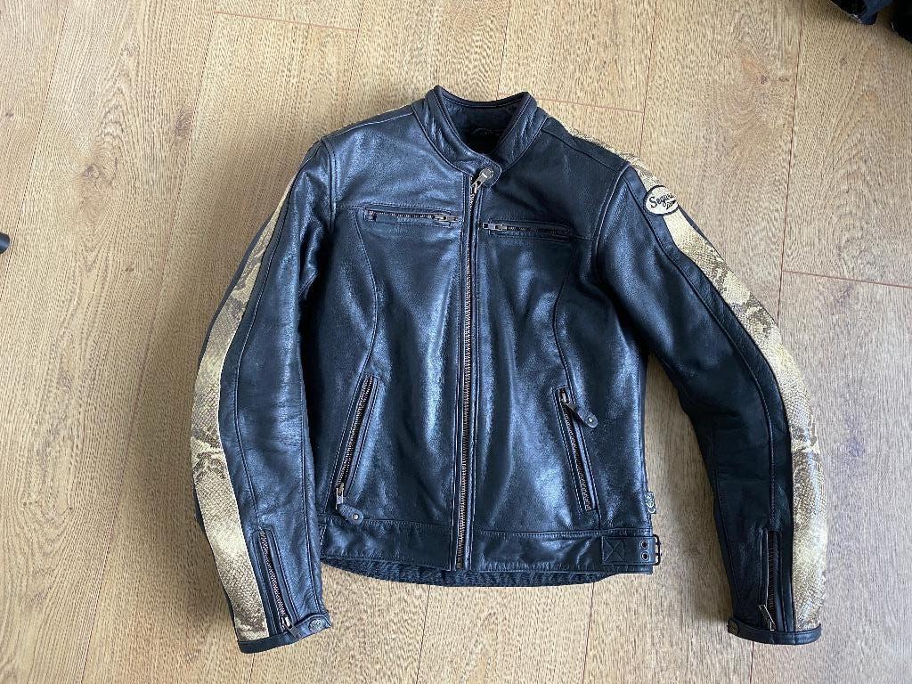 leren dames motor jack, Motoren, Jas | leer, Dames, Tweedehands, Ophalen