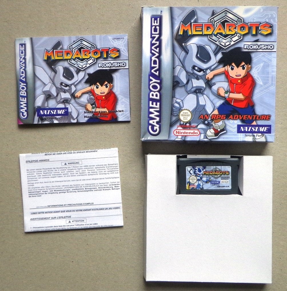 Medabots Rokusho Version voor de Gameboy Advance Compleet, Avontuur en Actie, Gebruikt, 1 speler, Ophalen of Verzenden